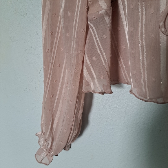 Kirious Champagne metallic blouse - Picture 3 of 8